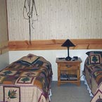 Twin bed and Double Bed in main room